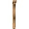 Ekena Millwork Funston Craftsman Smooth Bracket w/ Offset Brace, Western Red Cedar, 5 1/2"W x 36"D x 48"H BKT0604X36X48FST04SWR - alternate 2